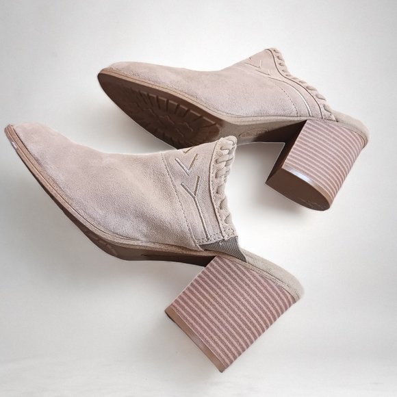 Sofft Euro Soft Sandy Tan Suede Block Heel Clogs Slip On Mules Size 10M - Picture 8 of 16